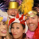A party photo take in one of our photo booths!