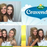 Branded photo booth pictures