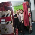 A photobooth.co.uk photo booth in action at an event