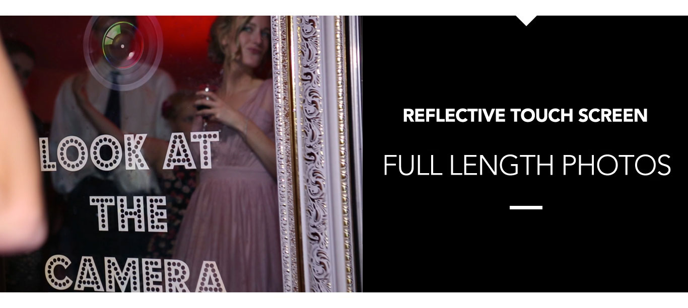 Magic Photo Mirror - Reflective touch screen. Full Length Photos