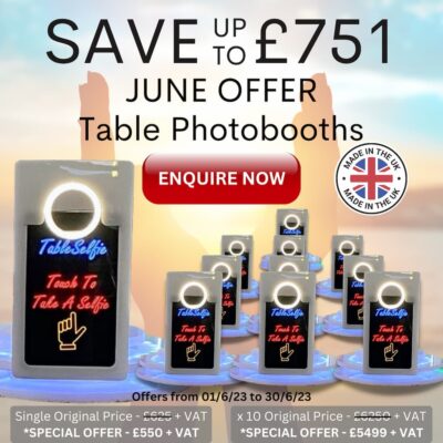 Table Photo Booth June Offer 2023