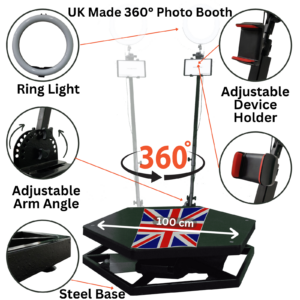 360 Degree Photobooth showing component features